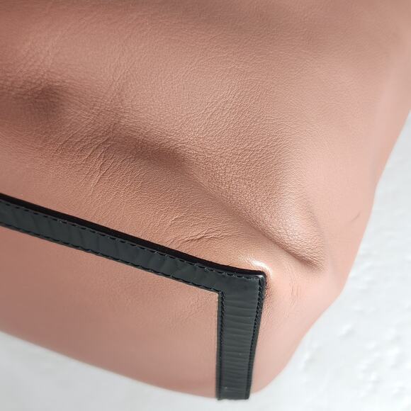 REED KRAKOFF Women's Large Blush Leather Top Handle Tote Bag Purse - Picture 11 of 16